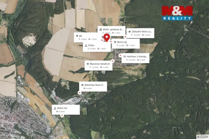 Prodej pozemku pro bydlení, Lužná, 801 m2