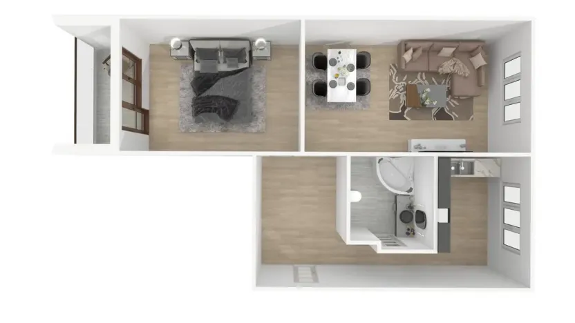 Prodej bytu 2+1, Planá, Fučíkova, 68 m2