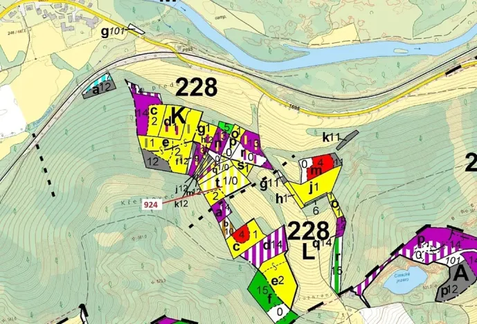 Dražba lesa, Rabí, 6042 m2