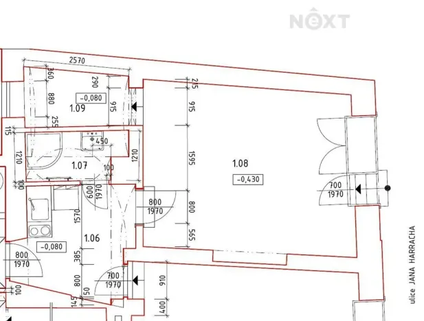 Pronájem obchodního prostoru, Jilemnice, Vavřinecká, 30 m2