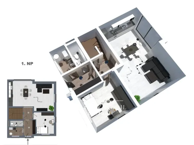 Pronájem rodinného domu, Benešov, Ulrichova, 110 m2