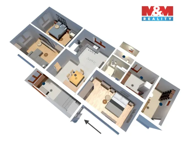 Prodej rodinného domu, Spálené Poříčí - Struhaře, 225 m2