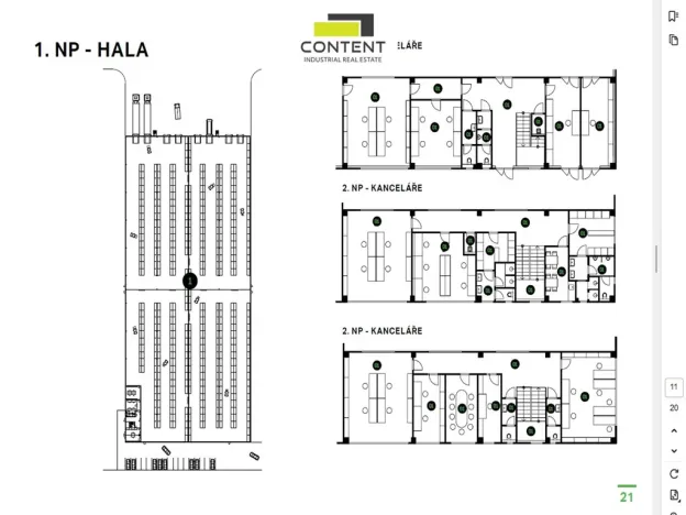 Pronájem výrobních prostor, Zlín, Rybníky V, 3500 m2