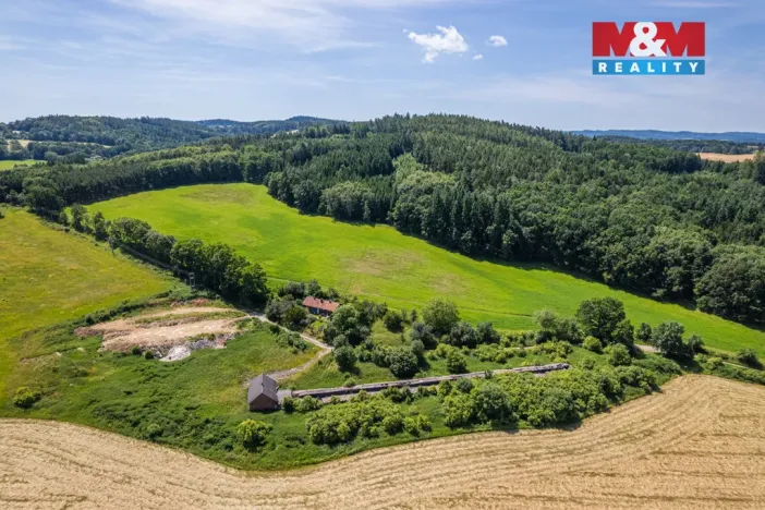 Prodej komerčního pozemku, Kosova Hora, 1369 m2