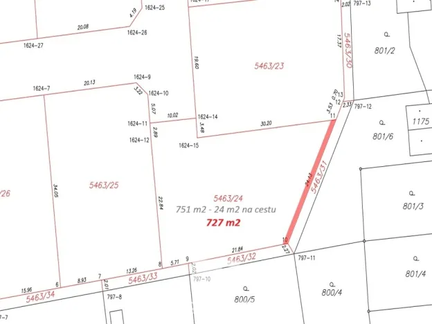 Prodej pozemku pro bydlení, Solnice, 727 m2