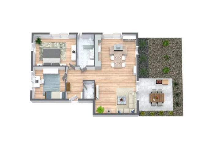 Pronájem bytu 3+kk, Bravantice, 80 m2