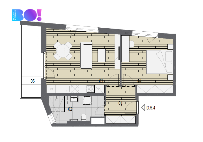 Pronájem bytu 2+kk, Ostrava, F. X. Riepla, 72 m2