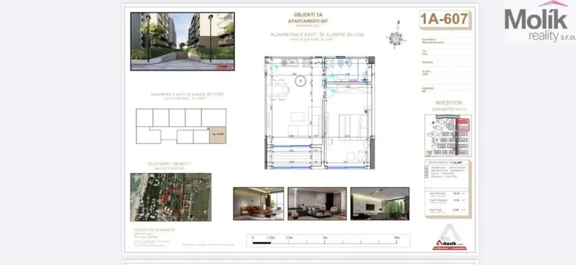 Prodej bytu 2+kk, Golem, Rruga Skënderbeu, 300 m2