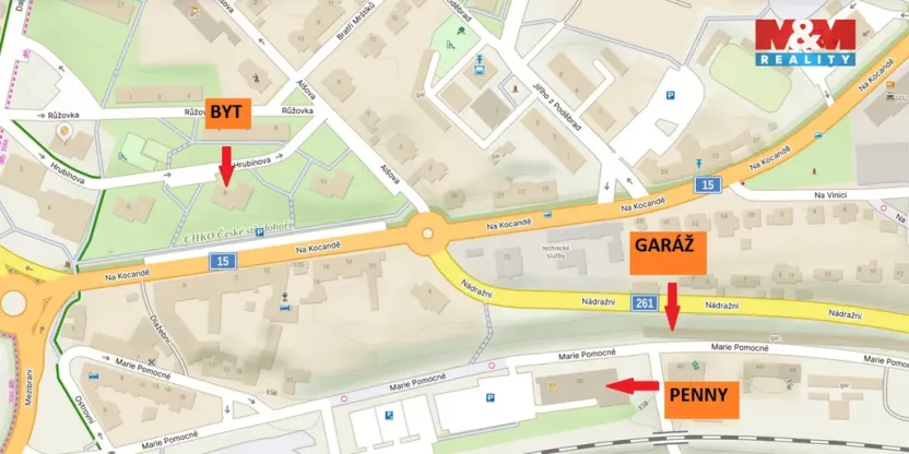Prodej bytu 2+1, Litoměřice - Předměstí, Hrubínova, 57 m2