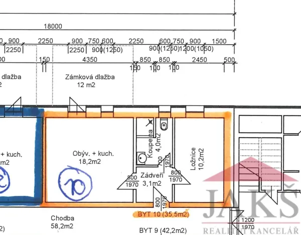 Prodej bytu 2+kk, Dlouhá Ves, 36 m2