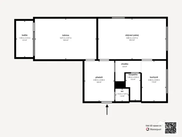 Pronájem bytu 2+kk, Třemošná, Sídliště, 62 m2