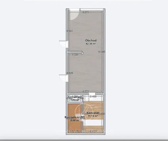 Pronájem obchodního prostoru, Plzeň, Sušická, 62 m2
