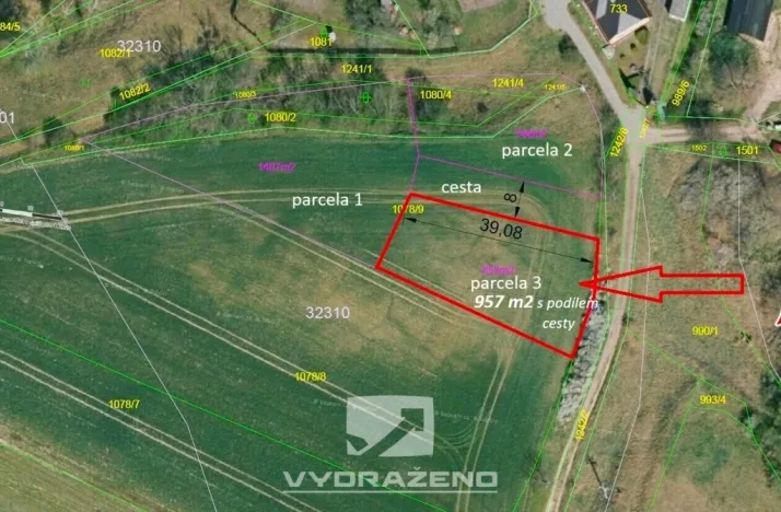 Prodej pozemku pro bydlení, Bakov nad Jizerou, 957 m2