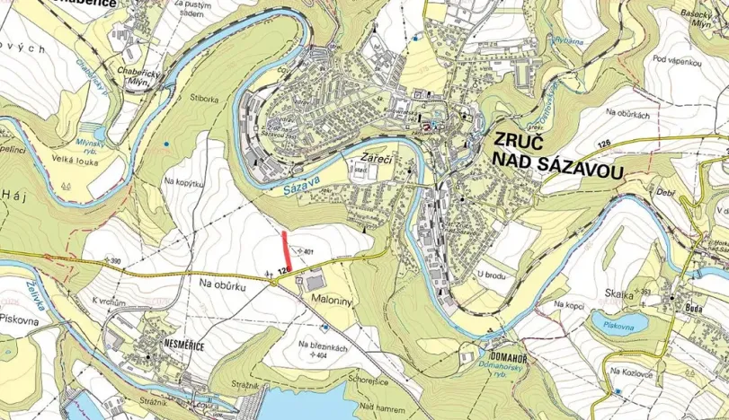 Prodej komerčního pozemku, Zruč nad Sázavou, 3061 m2