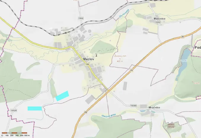 Prodej pole, Meclov, 46746 m2