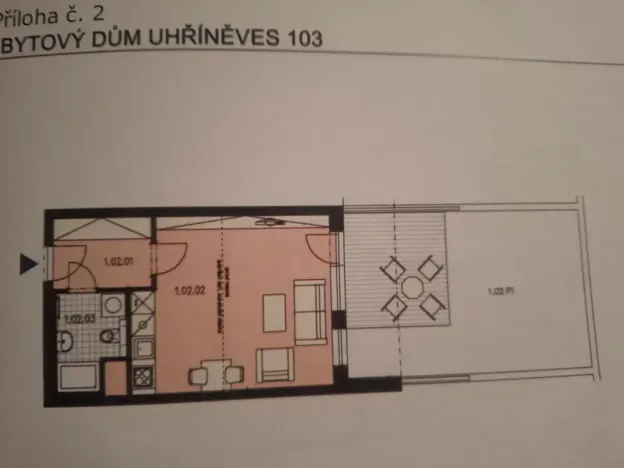 Prodej bytu 1+kk, Praha - Uhříněves, náměstí Bratří Jandusů, 35 m2