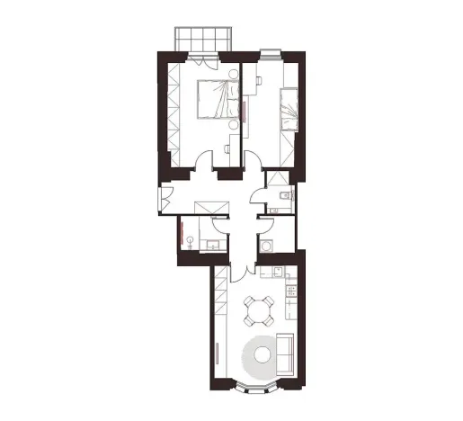 Prodej bytu 3+kk, Praha - Holešovice, Heřmanova, 85 m2