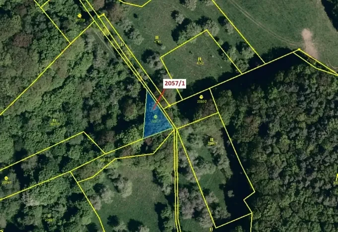 Dražba pozemku, Slopné, 295 m2