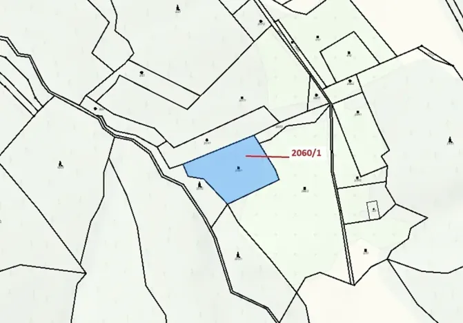 Dražba louky, Slopné, 2555 m2