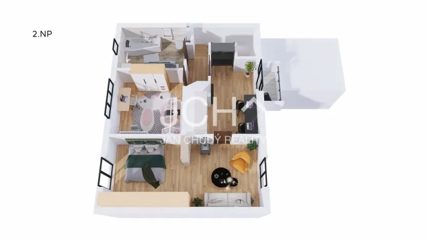 Prodej rodinného domu, Olomouc - Chomoutov, Výstavní, 104 m2