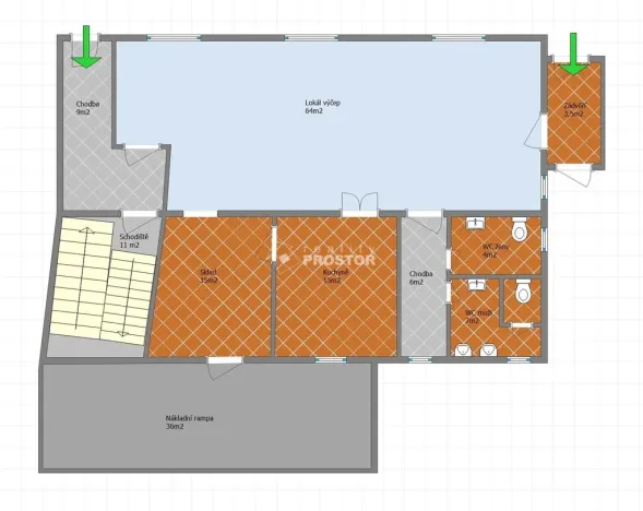 Prodej kanceláře, Zápy, 260 m2