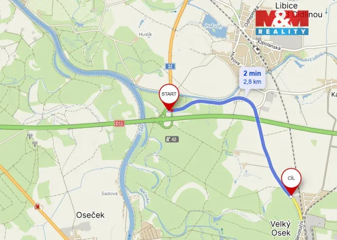 Pronájem obchodního prostoru, Velký Osek, 200 m2