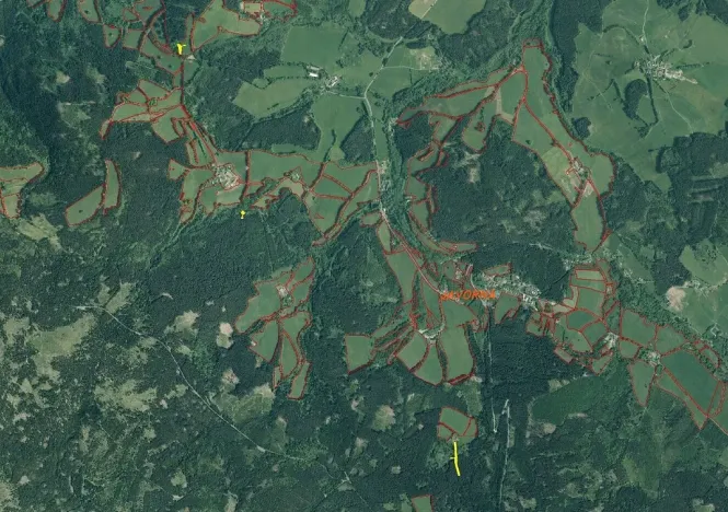 Prodej pozemku, Čachrov - Javorná, 2391 m2