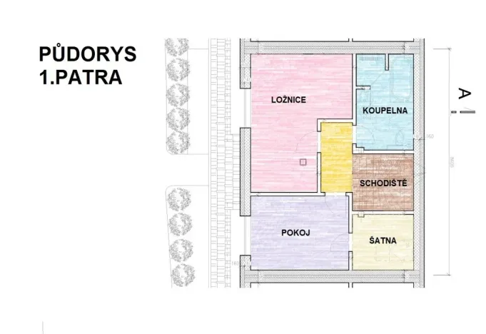 Prodej rodinného domu, Stochov, náměstí u dubu, 96 m2