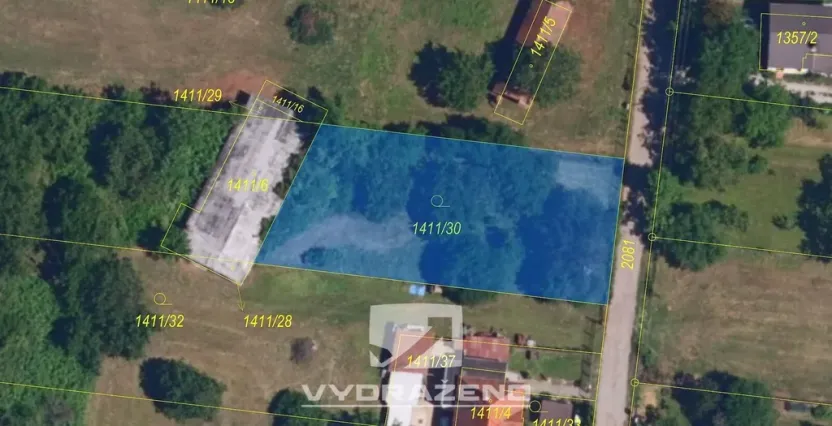 Prodej pozemku pro bydlení, Modřice, 894 m2