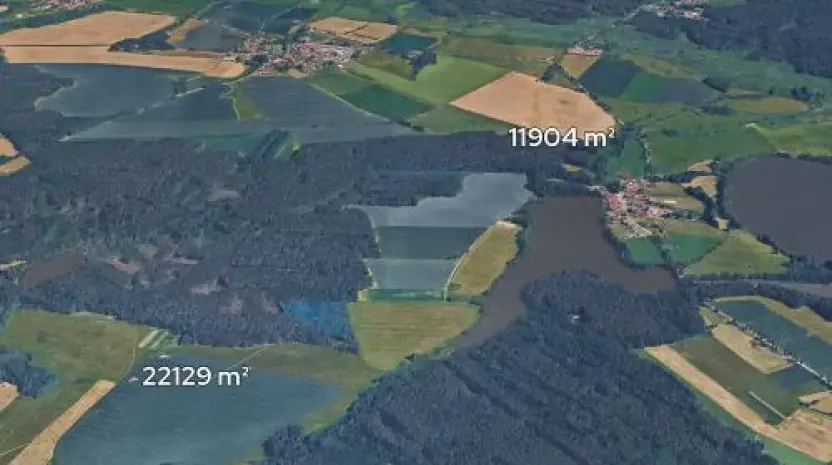 Prodej podílu lesa, Olešnice, 303 m2