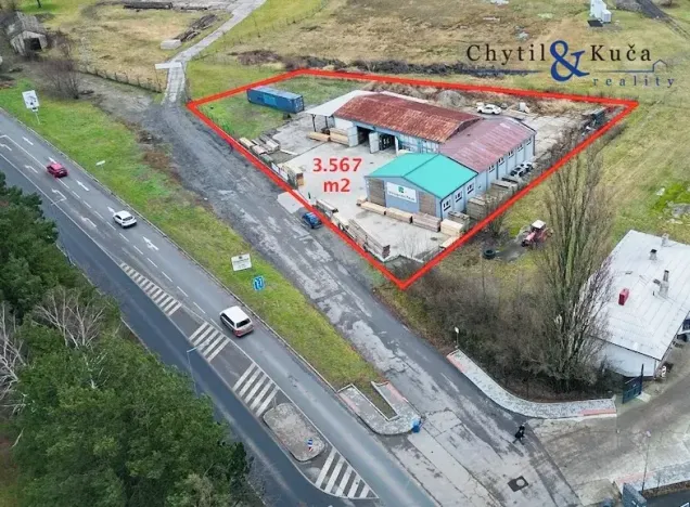 Prodej obchodního prostoru, Bystřice pod Hostýnem, Holešovská, 3567 m2