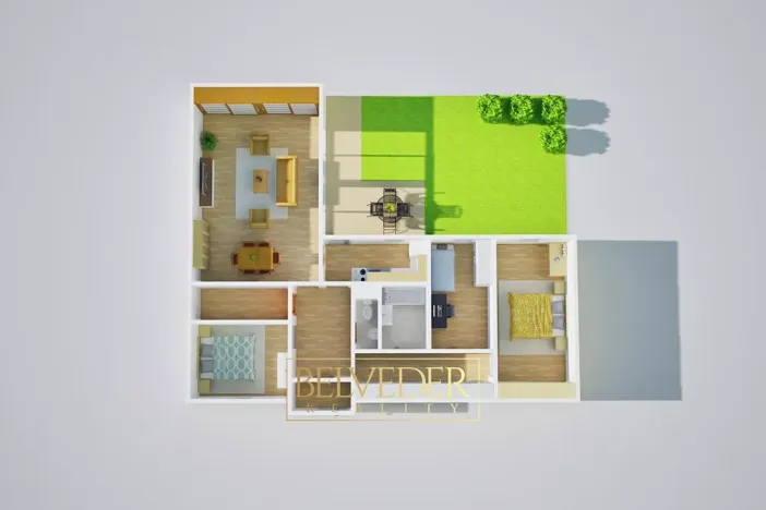 Pronájem rodinného domu, Teplice, Fučíkova stezka, 103 m2