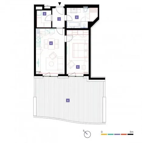 Pronájem bytu 2+kk, Praha - Stodůlky, Mukařovského, 60 m2