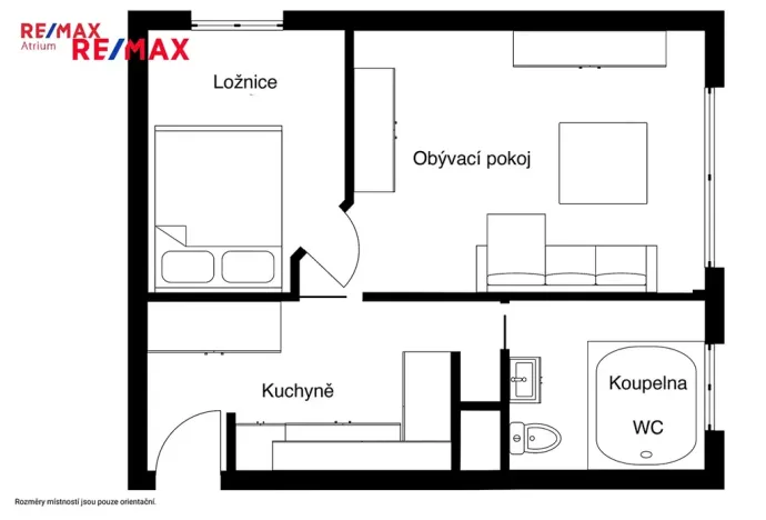 Pronájem bytu 2+1, Praha - Troja, Svídnická, 40 m2