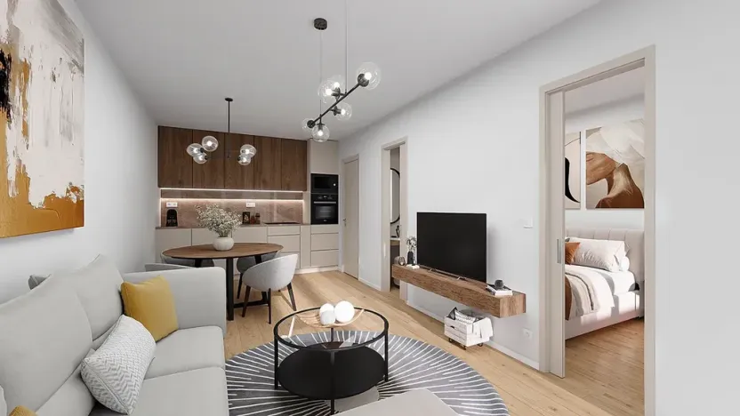 Prodej bytu 2+kk, Praha - Košíře, Hlaváčkova, 46 m2