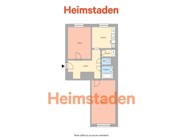 Pronájem bytu 2+1, Havířov - Město, Pavlovova, 56 m2