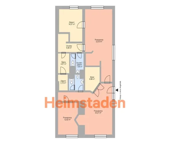 Pronájem kanceláře, Havířov - Šumbark, nám. T. G. Masaryka, 117 m2