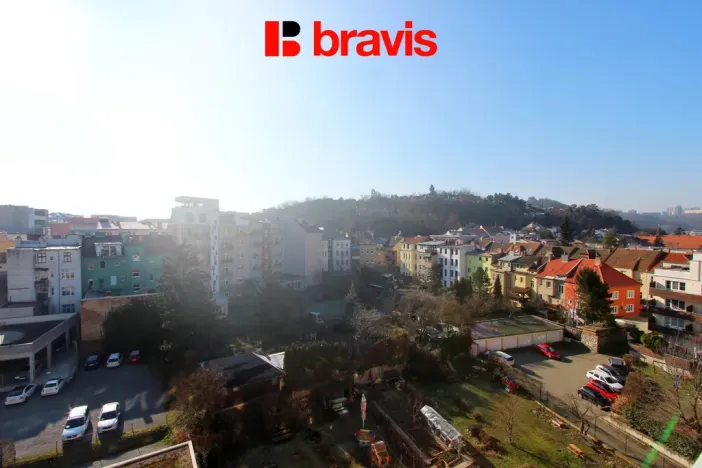 Pronájem bytu 2+kk, Brno - Štýřice, Táborského nábřeží, 40 m2