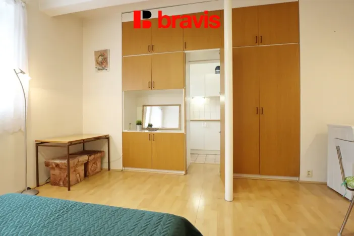 Pronájem bytu 1+1, Brno - Žabovřesky, Královopolská, 30 m2
