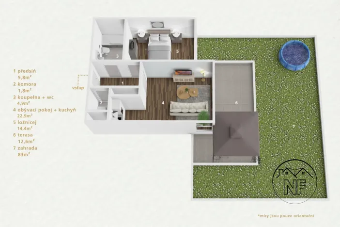 Prodej bytu 2+kk, Plzeň - Jižní Předměstí, Inženýrská, 50 m2