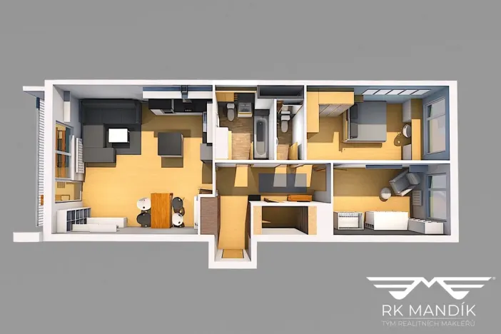 Prodej bytu 3+kk, Praha - Prosek, Kytlická, 83 m2