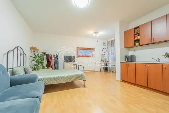 Prodej bytu 1+kk, Praha - Podolí, Jeremenkova, 35 m2