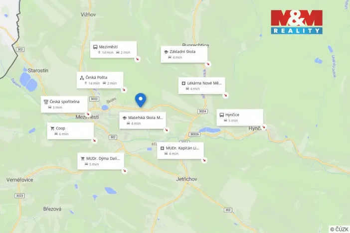 Prodej rodinného domu, Meziměstí, Školní, 150 m2