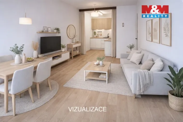 Prodej bytu 2+kk, Praha - Strašnice, Královická, 48 m2
