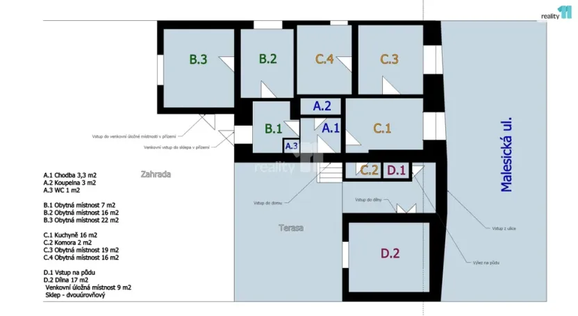 Prodej rodinného domu, Město Touškov, Malesická, 200 m2