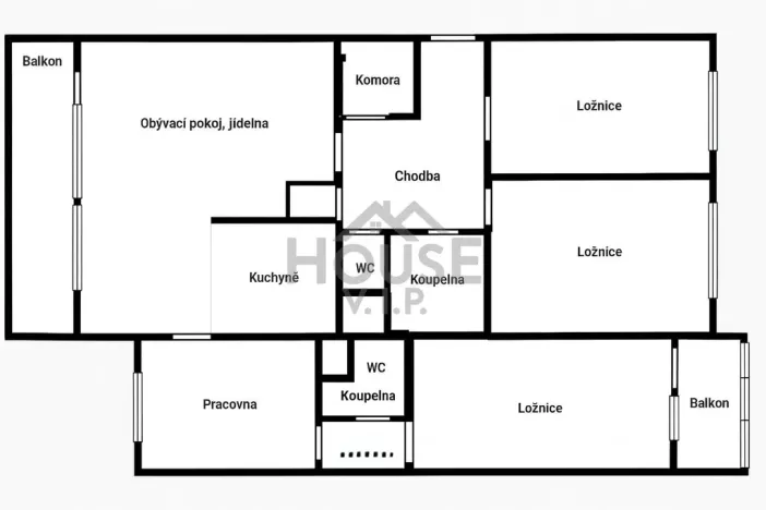 Prodej bytu 5+kk, Praha - Žižkov, Přemyslovská, 113 m2