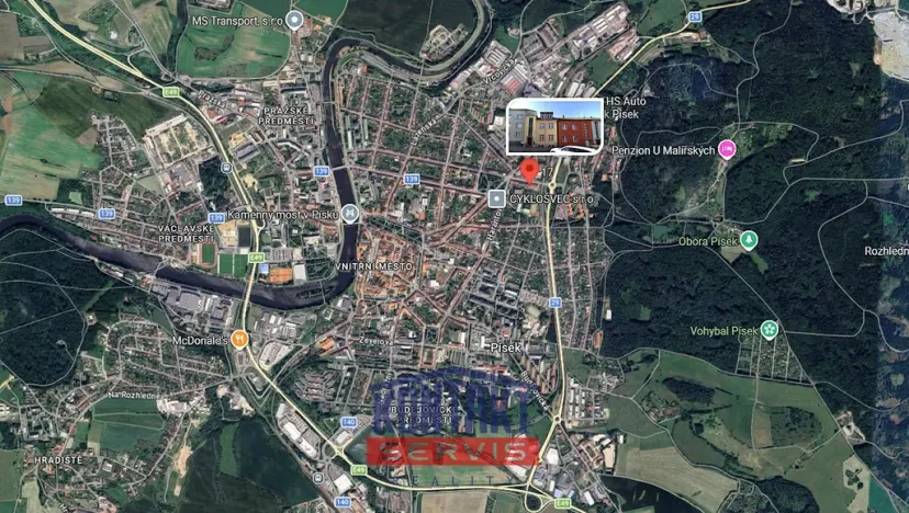 Prodej bytu 1+1, Písek - Budějovické Předměstí, Táborská, 24 m2