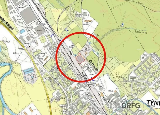 Pronájem komerčního pozemku, Týniště nad Orlicí, 12076 m2