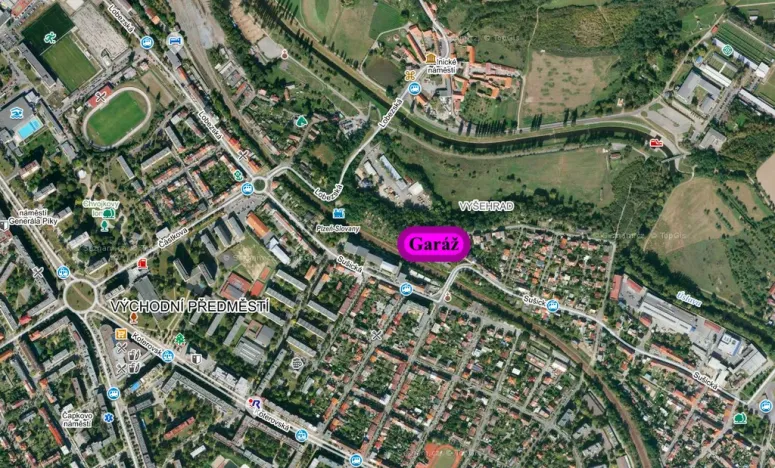 Pronájem garáže, Plzeň, 18 m2