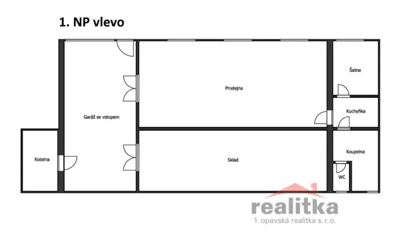 Prodej rodinného domu, Opava - Jaktař, Přemyslovců, 525 m2
